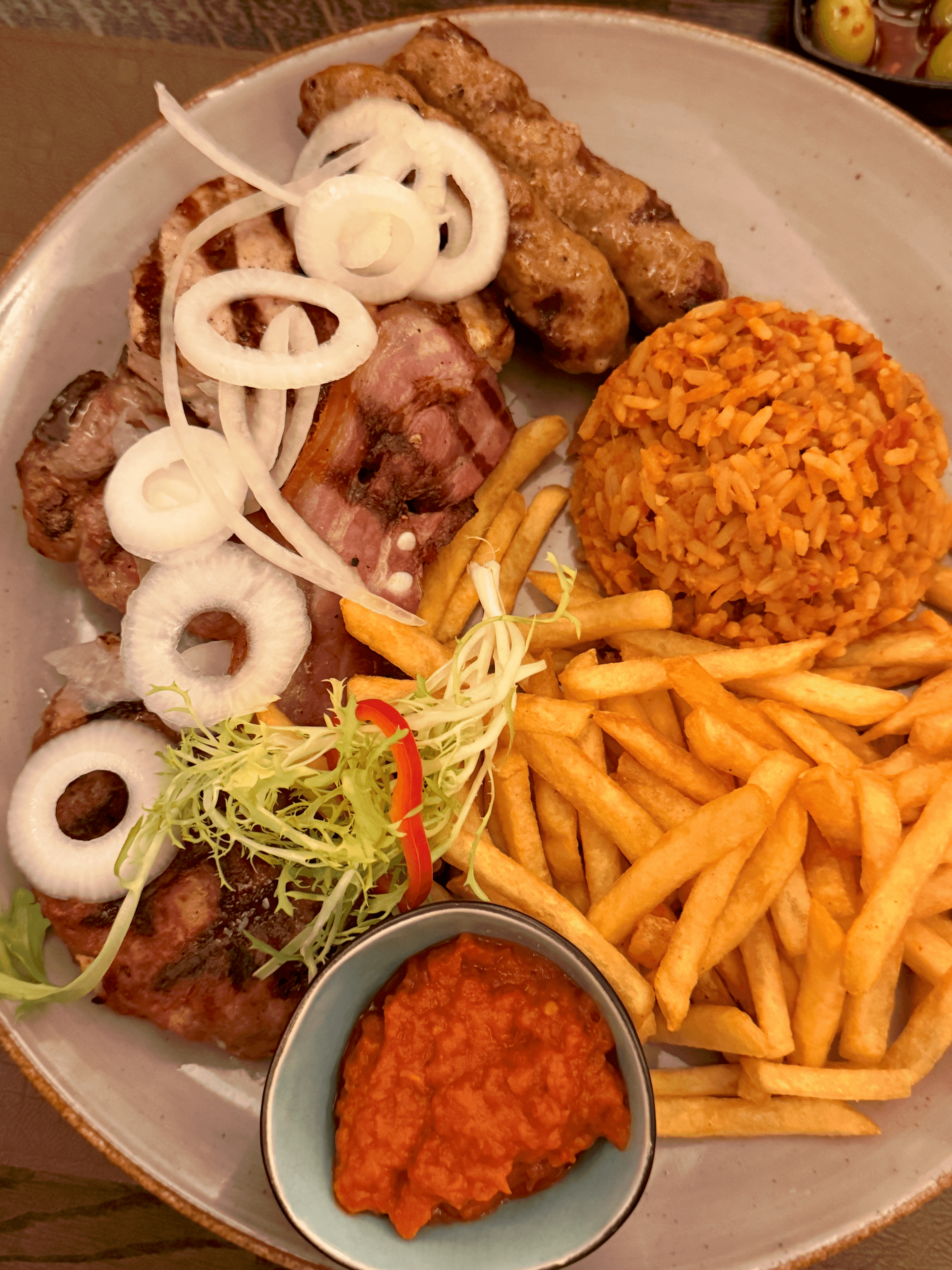 Grilled Platter - Before